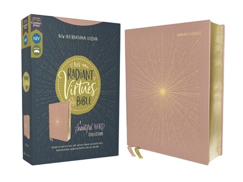Niv, Radiant Virtues Bible: A Beautiful Word Collection, Cloth Over Board, Pink, Red Letter, Comfort Print: Explore the Virtues of Faith, Hope, and Lo (Hardcover)