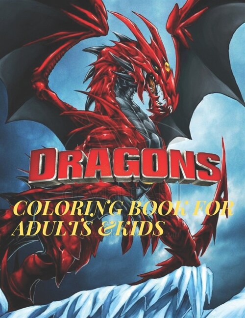Dragons: Coloring book for kids (Paperback)