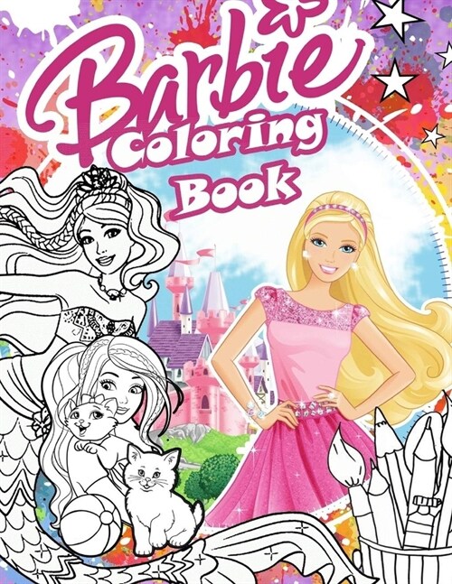 Barbie: Coloring book for kids (Paperback)