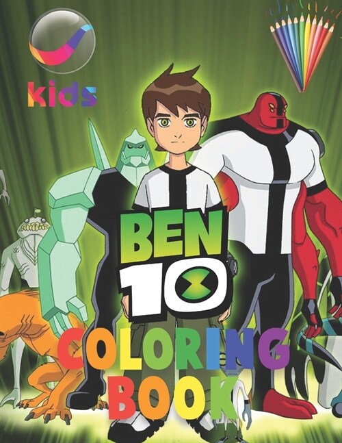 Ben 10: Coloring book for kids (Paperback)