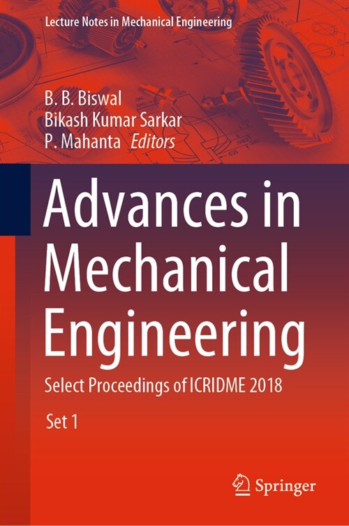 Advances in Mechanical Engineering: Select Proceedings of Icridme 2018 (Paperback, 2020)