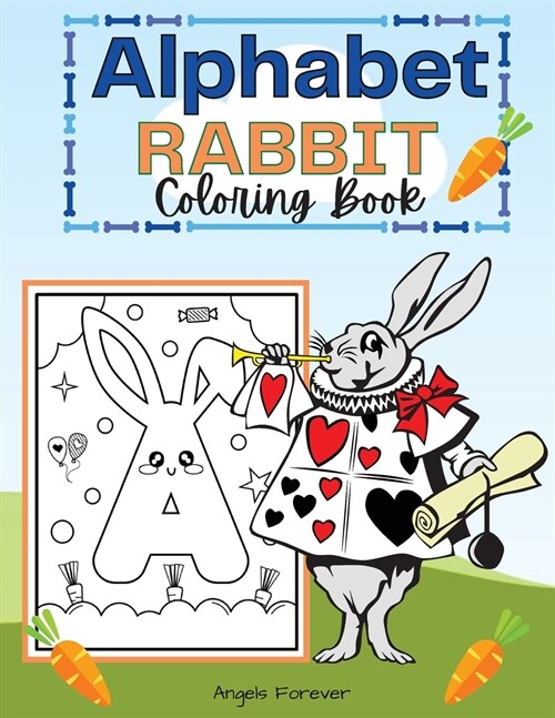 Alphabet Rabbit Coloring Book: Amazing Kids Activity Books, Drawing Alphabet - Over 25 Fun Activities Workbook, Page Large 8.5 x 11 (Paperback)