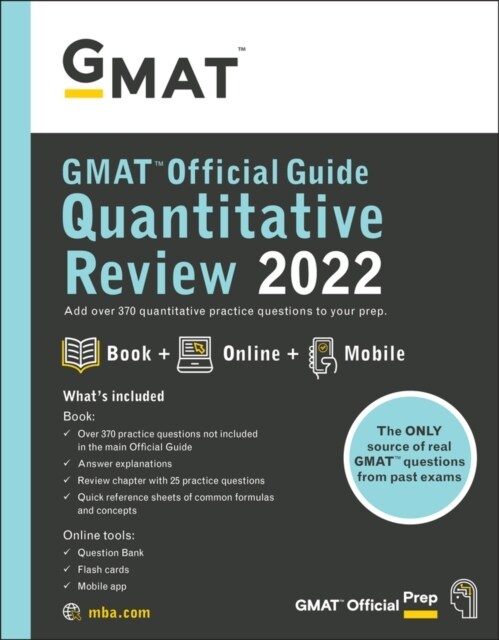 GMAT Official Guide Quantitative Review 2022: Book + Online Question Bank (Paperback, 10)