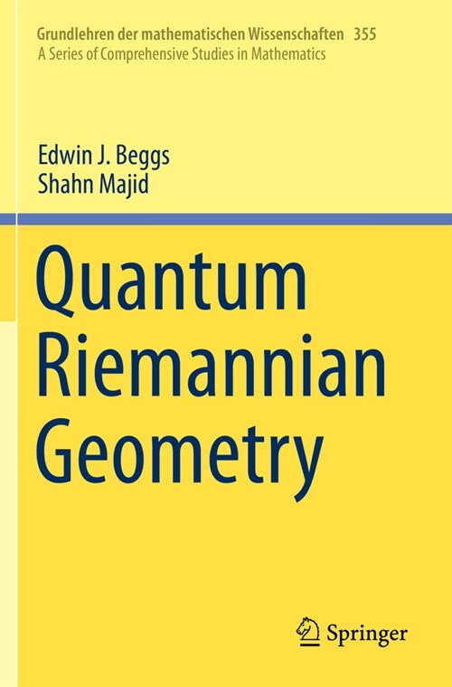 Quantum Riemannian Geometry (Paperback)