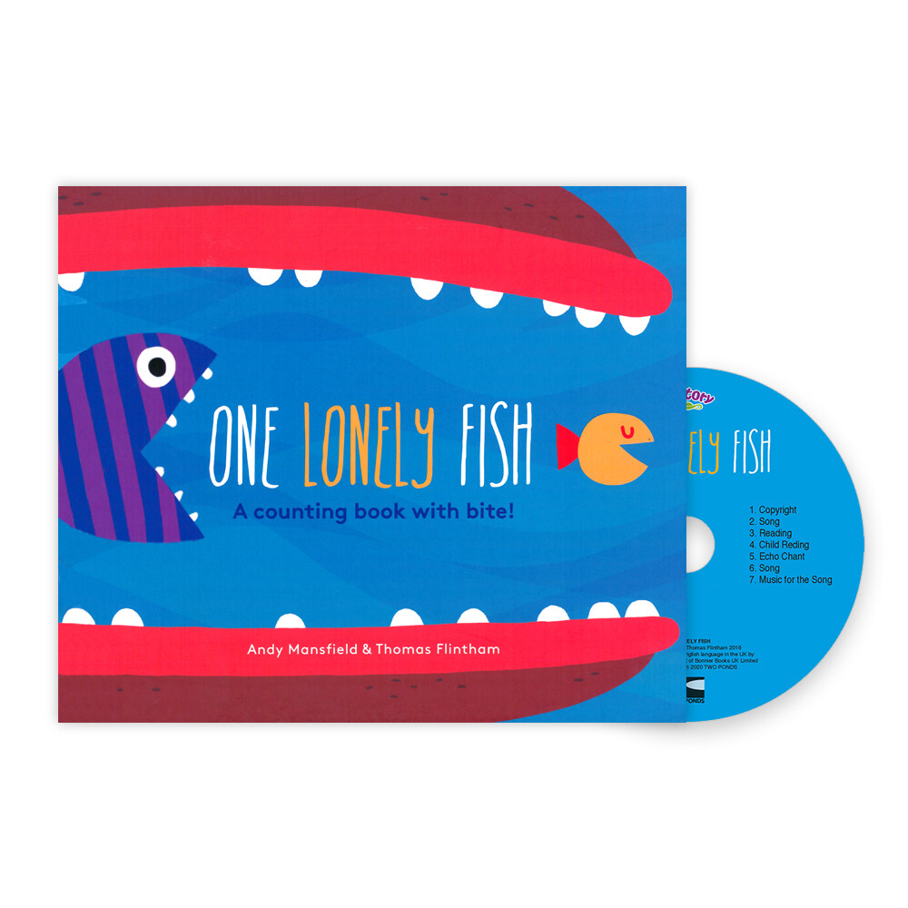 [중고] Pictory Set IT-27 / One Lonely Fish (Boardbook + Audio CD)