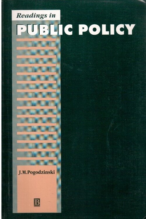 [중고] Readings in Public Policy (Paperback)