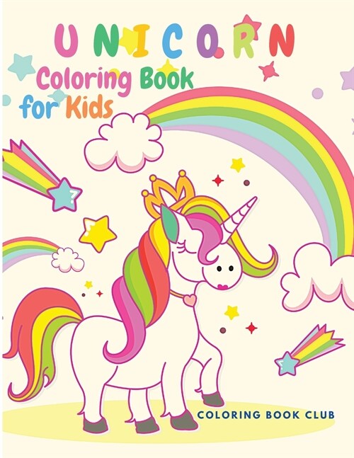Unicorn Coloring Book for Kids - Beautiful Activity Book for Children (Paperback)