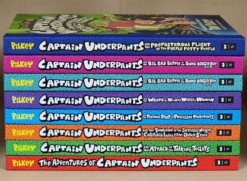 [중고] Captain Underpants 11종 세트 (Book)
