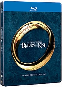 [중고] [블루레이] 반지의 제왕: 왕의 귀환 - 확장판 : 한정판 스틸북 (2disc)