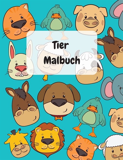 Tier Malbuch (Paperback)