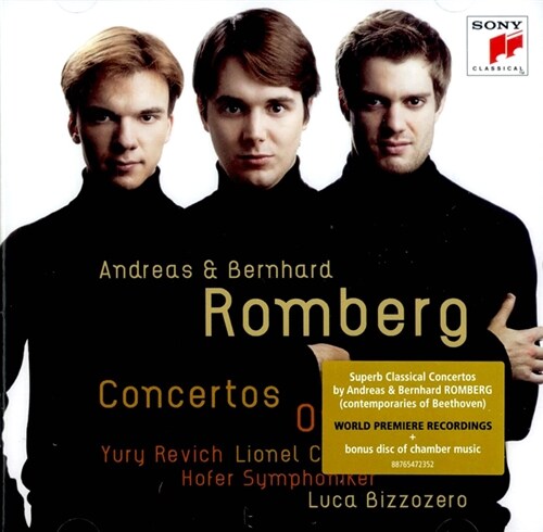 [수입] 안드레아스 & 베른하르트 롬베르크 : 바이올린 협주곡 3번 & 첼로 협주곡 2번 외 [2CD]