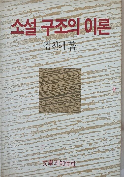 [중고] 소설 구조의 이론