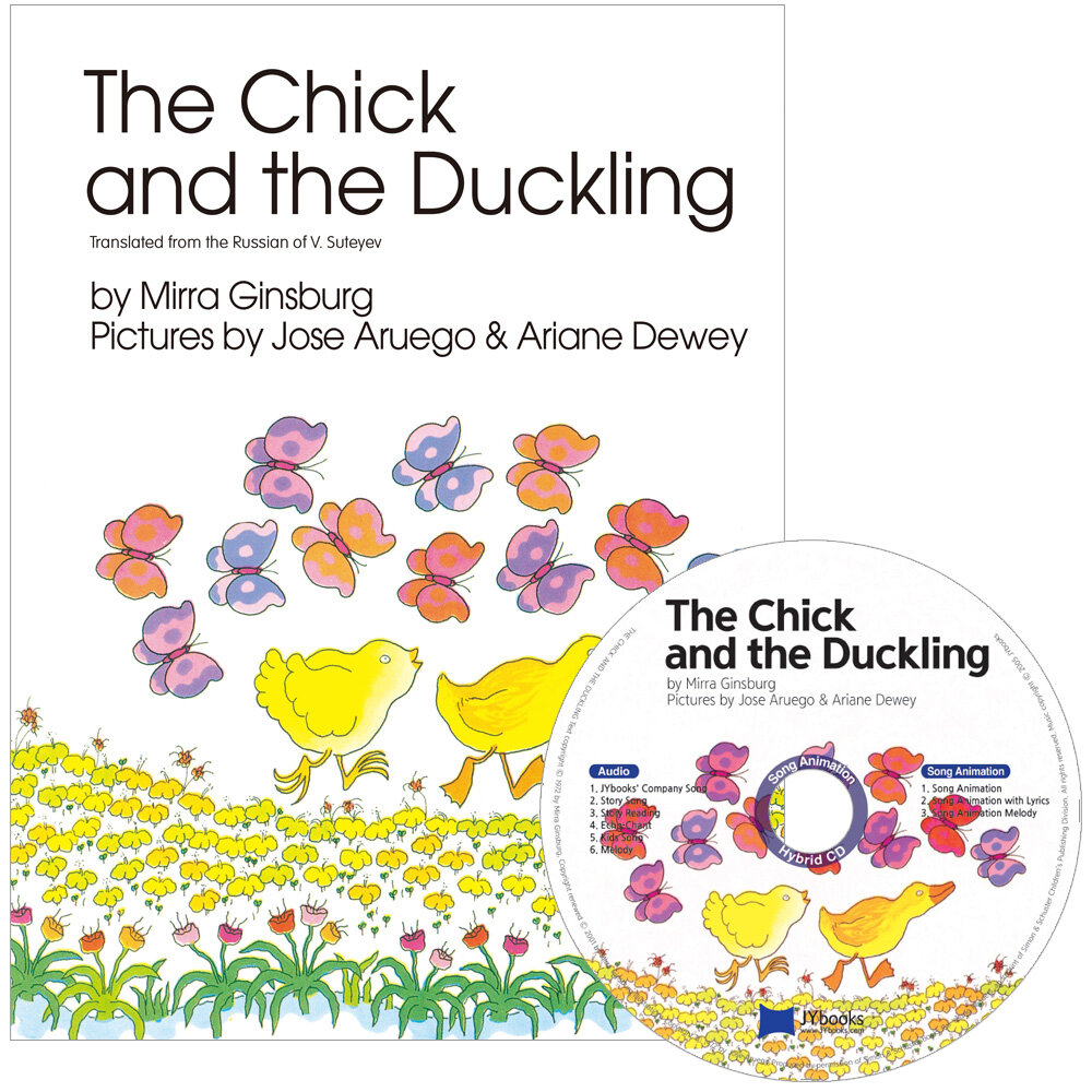 노부영 송 애니메이션 세이펜 The Chick and the Duckling (Paperback + Hybrid CD )