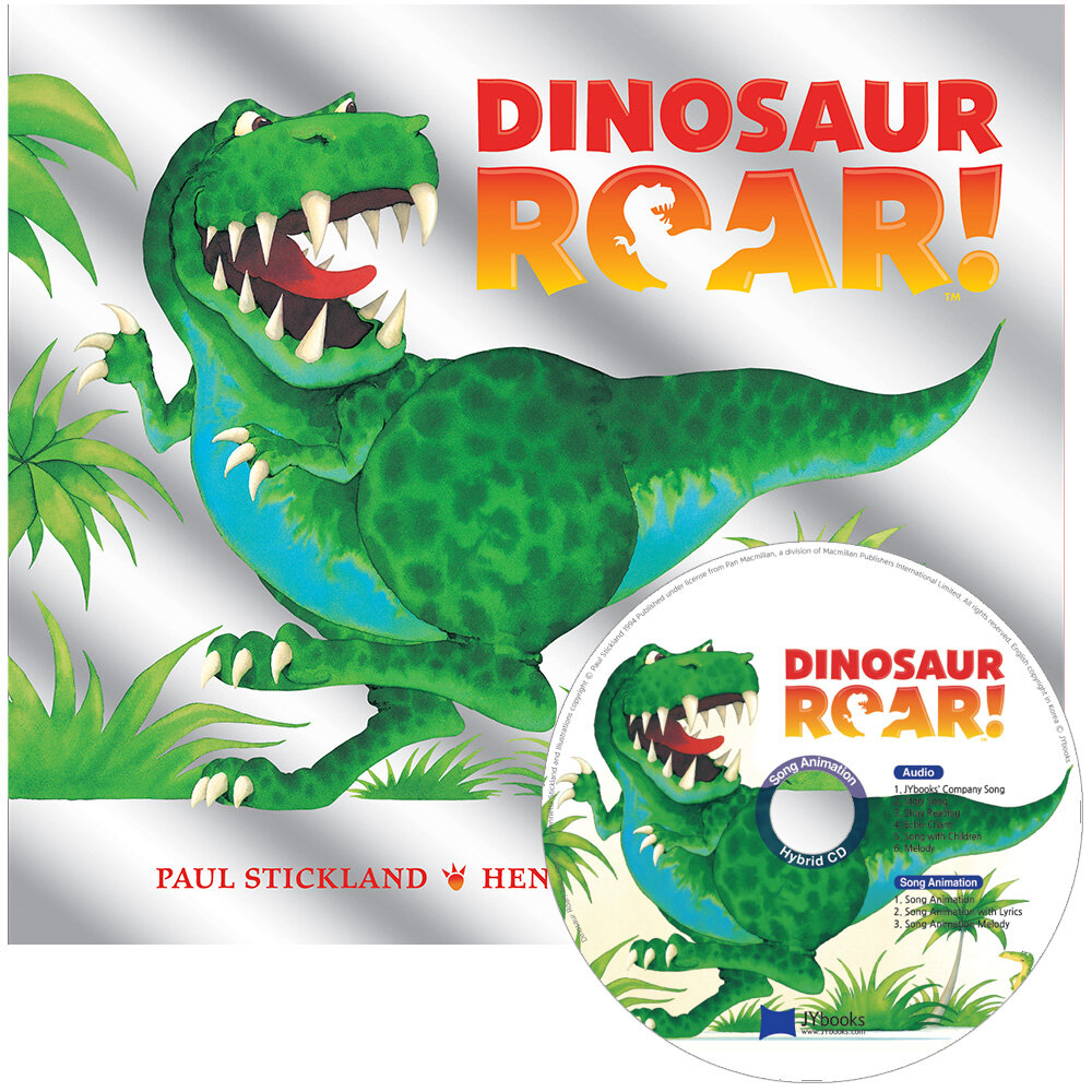 노부영 송 애니메이션 세이펜 Dinosaur Roar! (Paperback + Hybrid CD )