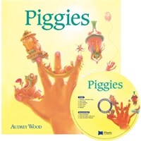 노부영 송 애니메이션 세이펜 Piggies (Paperback + Hybrid CD) - 노래부르는 영어동화