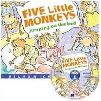 노부영 송 애니메이션 세이펜 Five Little Monkeys Jumping on the Bed (Paperback + Hybrid CD
) - 노래부르는 영어동화