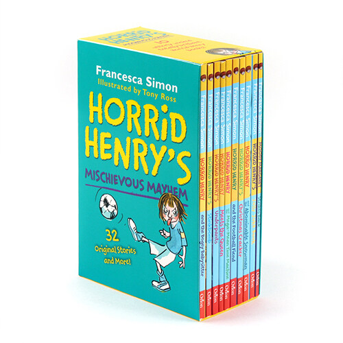 호리드 헨리 Horrid Henrys Mischievous Mayhem 10 Books Box Set (Paperback 10권, 영국판)