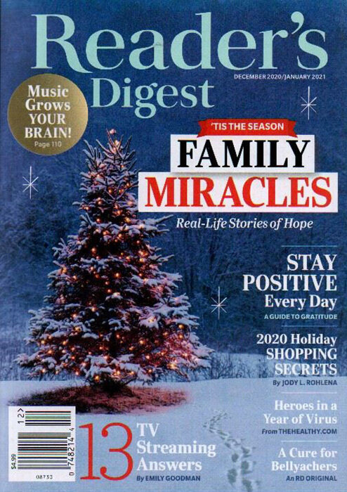 Readers Digest (월간 미국판): 2020년 12월 & 1월호 합본