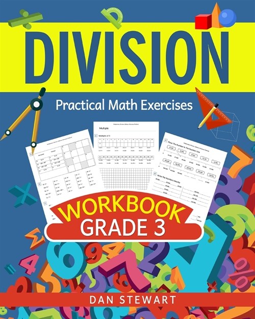 Division Workbook Grade 3: Practical Math Exercises (Paperback)