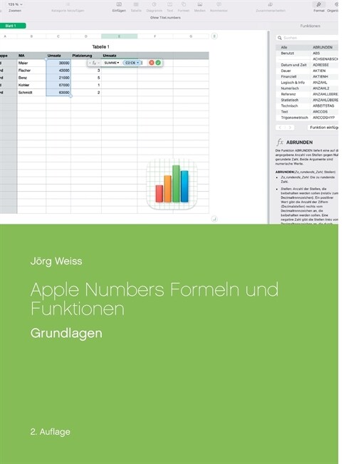 Apple Numbers Formeln und Funktionen: Grundlagen (Paperback)