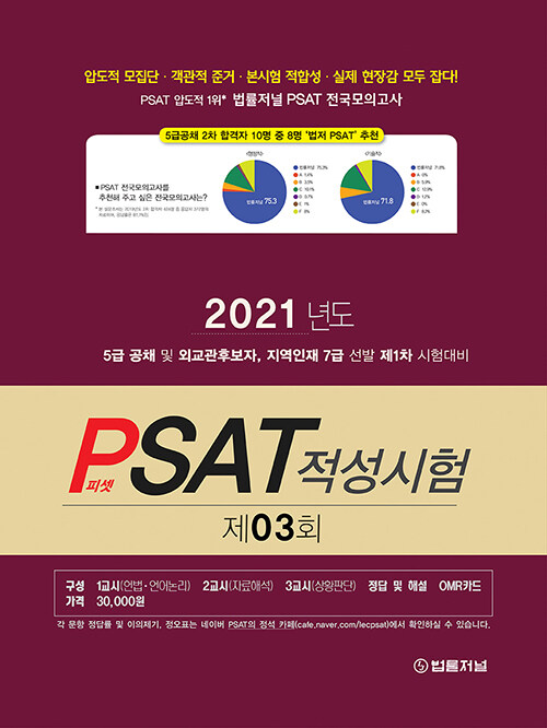 2021 제3회 법률저널 헌법 + PSAT 봉투모의고사