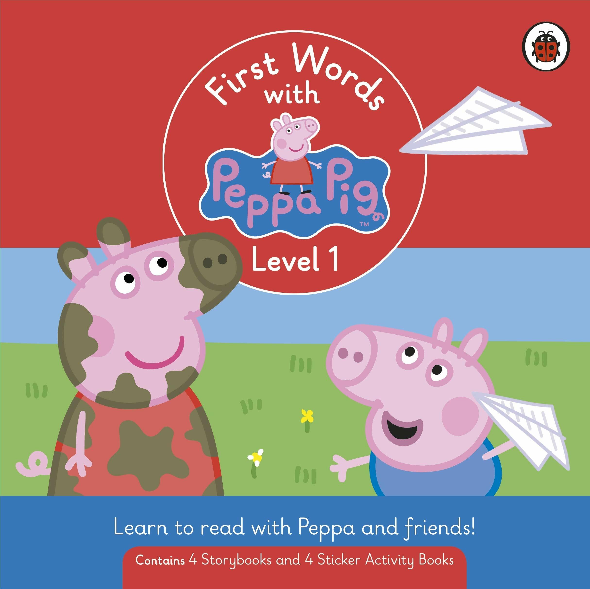 First Words with Peppa Pig Level 1 Box Set (Storybook 4권 + Activity Book 4권 + QR음원)