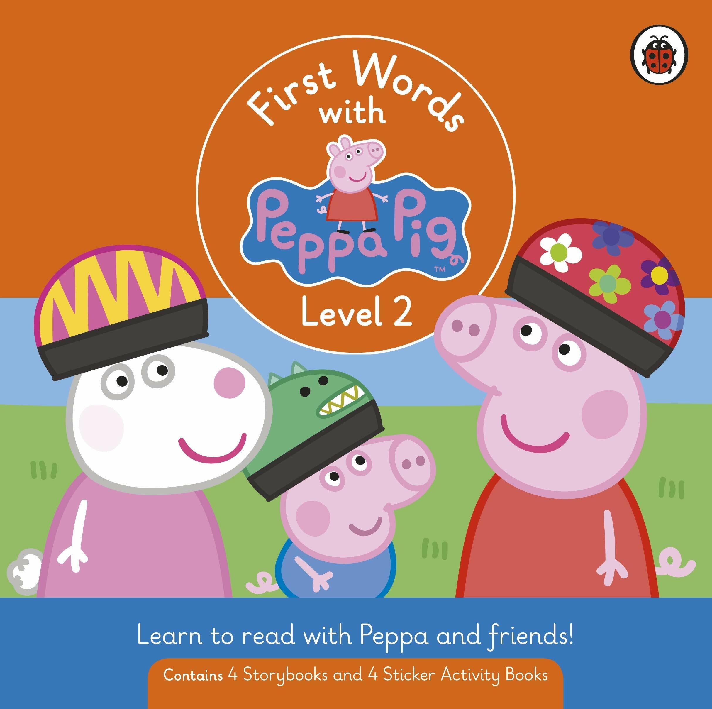 First Words with Peppa Pig Level 2 Box Set (Storybook 4권 + Activity Book 4권 + QR음원)