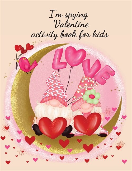 Im spying Valentine activity book for kids (Paperback)