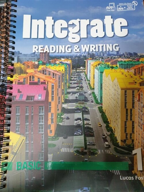 [중고] Integrate Reading & Writing Basic 1 (Student Book + Workbook + MP3 CD)