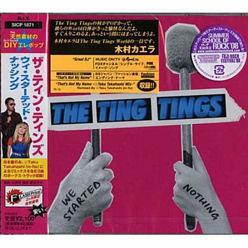 [중고] Ting Tings - We Started Nothing
