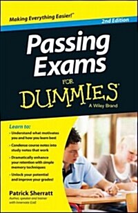 Passing Exams for Dummies (Paperback, Revised)