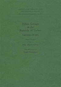 Ethnic Groups in the Republic of Turkey: Supplement and Index (Paperback)