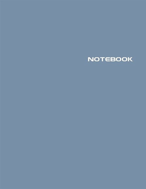 Notebook: Lined Notebook Journal - Stylish Jean Jacket - 120 Pages - Large 8.5 x 11 inches - Composition Book Paper - Minimalist (Paperback)