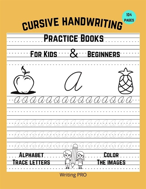 Cursive Handwriting Practice Books for Kids and Beginners (Paperback)