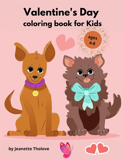 Valentines Day coloring book for Kids (Paperback)