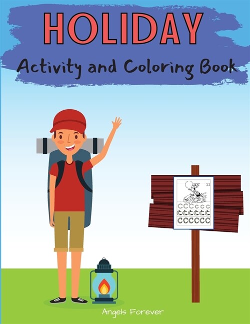 Holiday Activity and Coloring Book: Amazing Kids Activity Books, Activity Books for Kids - Over 120 Fun Activities Workbook, Page Large 8.5 x 11 (Paperback)