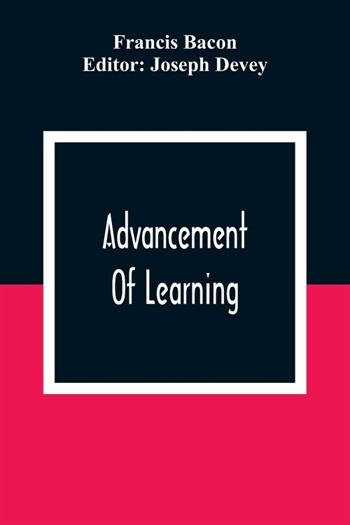 Advancement Of Learning (Paperback)