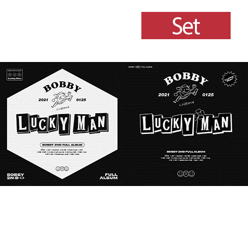 [세트] BOBBY - 2nd FULL ALBUM [LUCKY MAN][A+B Ver.]