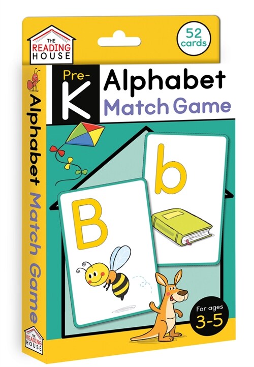 Alphabet Match Game (Flashcards): Flash Cards for Preschool and Pre-K, Ages 3-5, Games for Kids, ABC Learning, Uppercase and Lowercase, Phonics, Memor (Other)