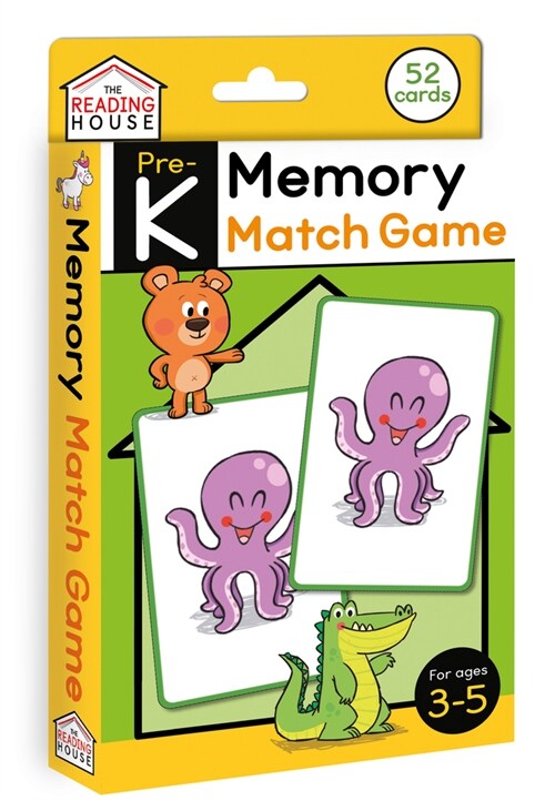 Memory Match Game (Flashcards): Flash Cards for Preschool and Pre-K, Ages 3-5, Memory Building, Listening and Concentration Skills, Letter Recognition (Other)
