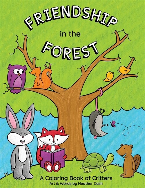 Friendship in the Forest: Coloring Book (Paperback)