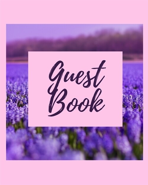 Guest Book - Lavender Field (Paperback)