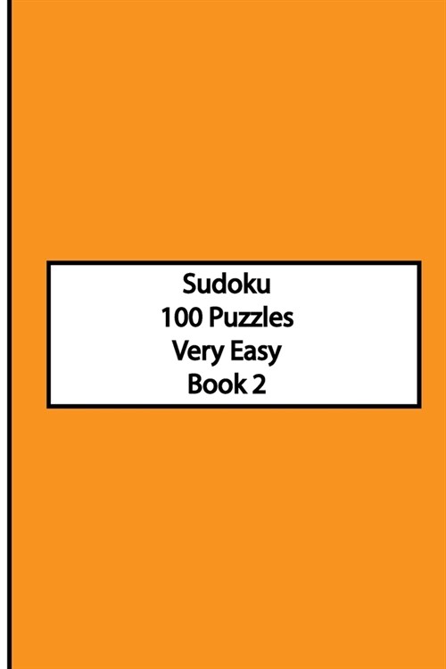 Sudoku-Very Easy-Book 2 (Paperback)