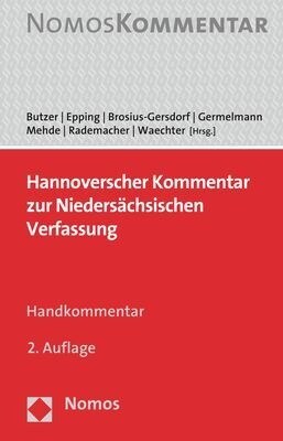 Hannoverscher Kommentar Zur Niedersachsischen Verfassung: Handkommentar (Hardcover, 2)