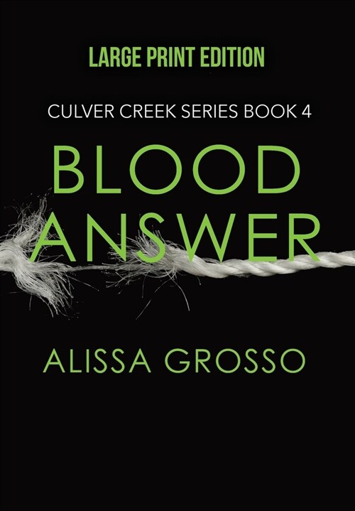 Blood Answer (Hardcover)