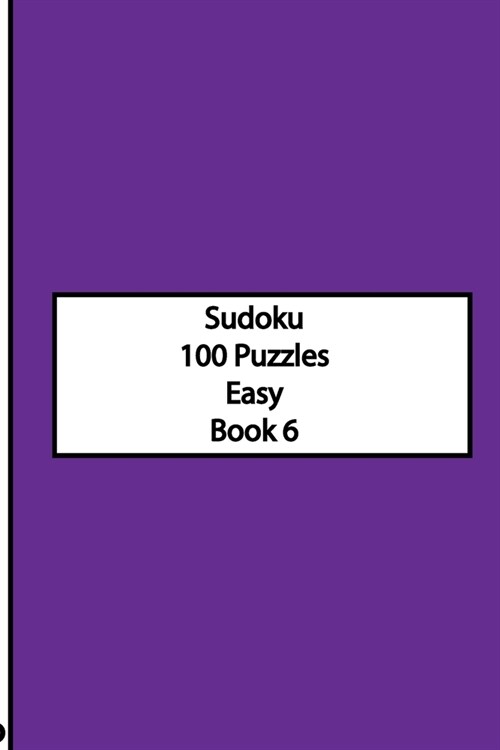 Sudoku-Easy-Book 6 (Paperback)