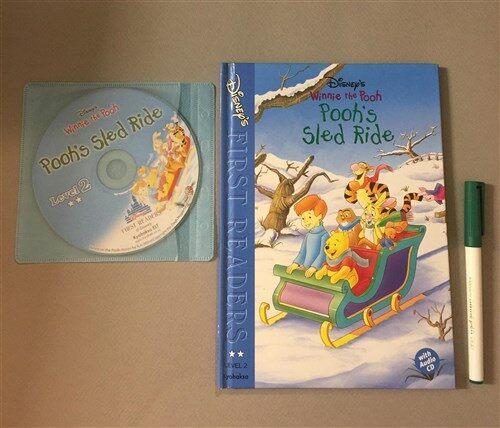 [중고] Disney‘s First Readers Level 2 : Pooh‘s Sled Ride - Winnie the Pooh (Hardcover + CD 1장)