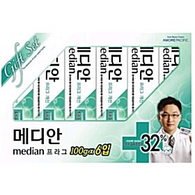 아모레퍼시픽 메디안 프라그 치약 100g 6개입