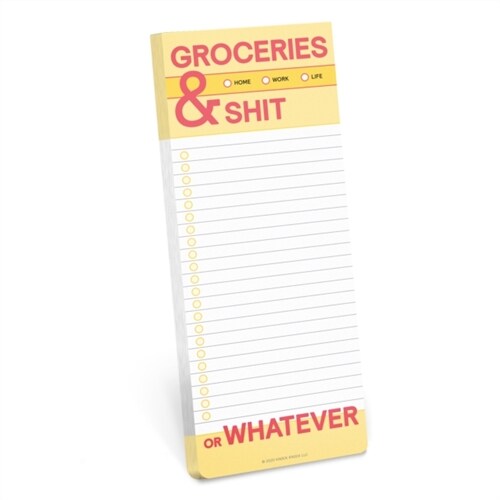 Knock Knock Groceries and Shit Make-a-List Pads (Other)