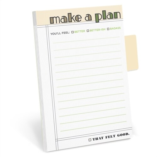 Knock Knock Make A Plan Sticky Note with Tabs Pad (Other)
